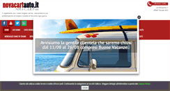 Desktop Screenshot of novacartauto.it