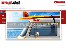 Tablet Screenshot of novacartauto.it